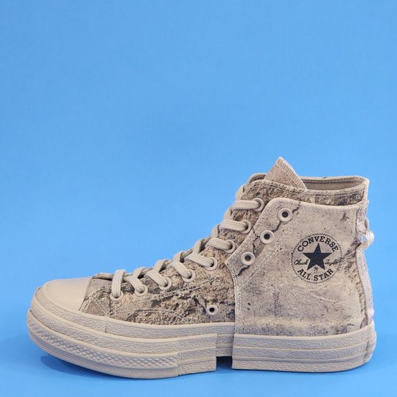 Converse x Feng Chen Wang Chuck 70 Hi 2-in-1 Concrete Gray Sneakers 171838C NWT - Picture 3 of 6